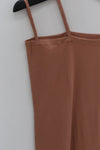 BASERANGE Ribbed Cotton Needle Tank Top TONI and TOTV Collection Made in Portugal BAS-TONI-RB-000-MGH Rose Red